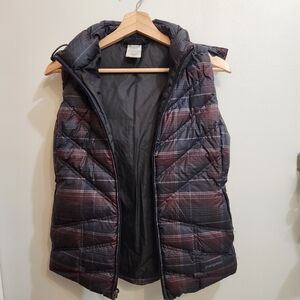 Patagonia Down With It Plaid Vest Size Small